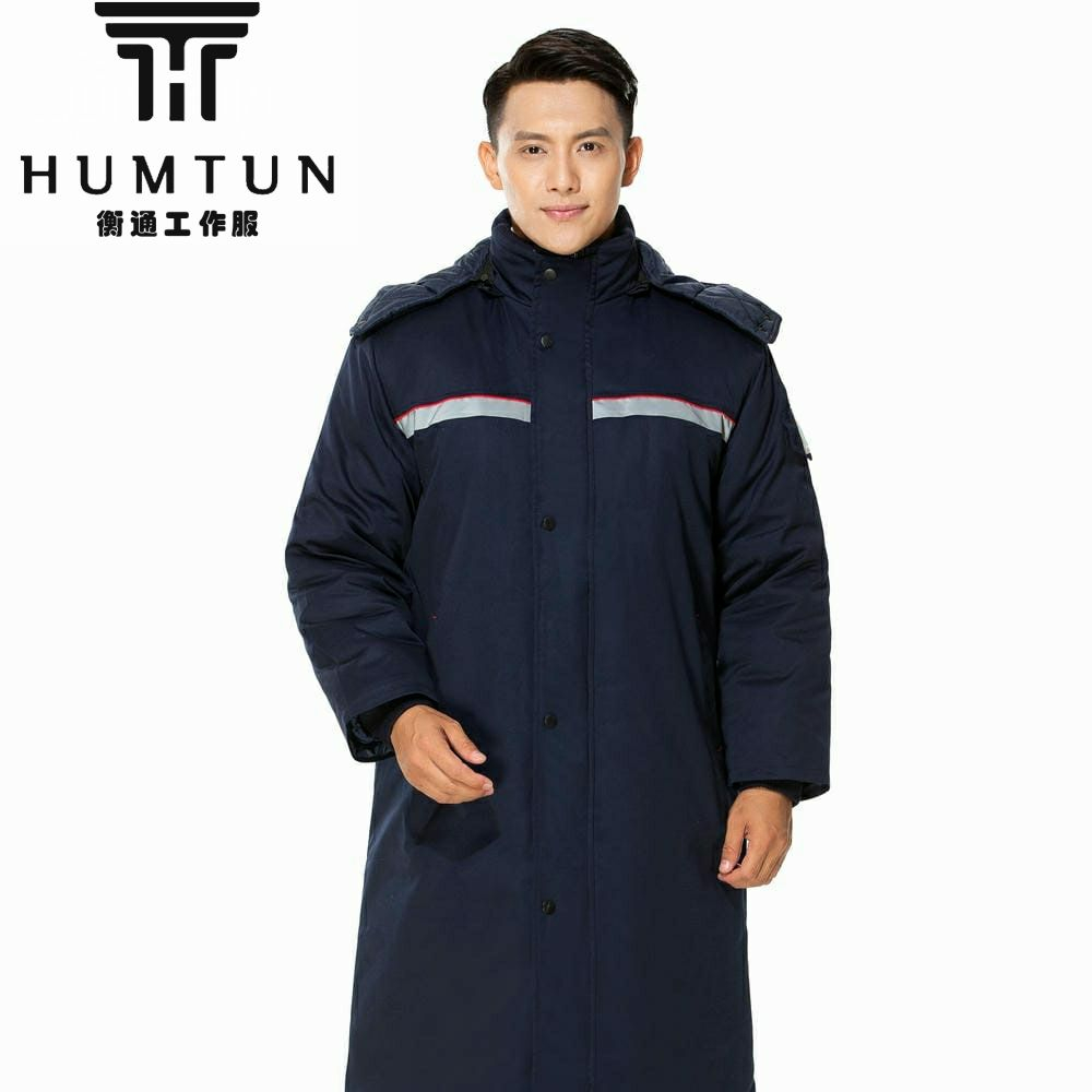 冬季防靜電全線卡可脫卸棉膽長款棉衣 工廠定制